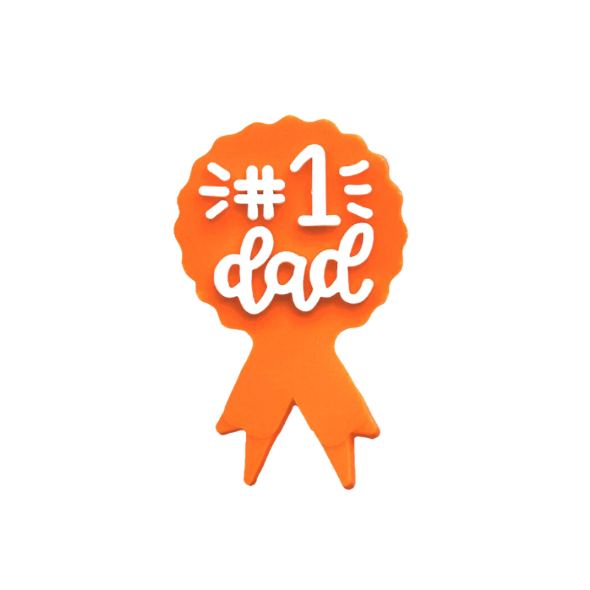 Number #1 Dad Croc Charms